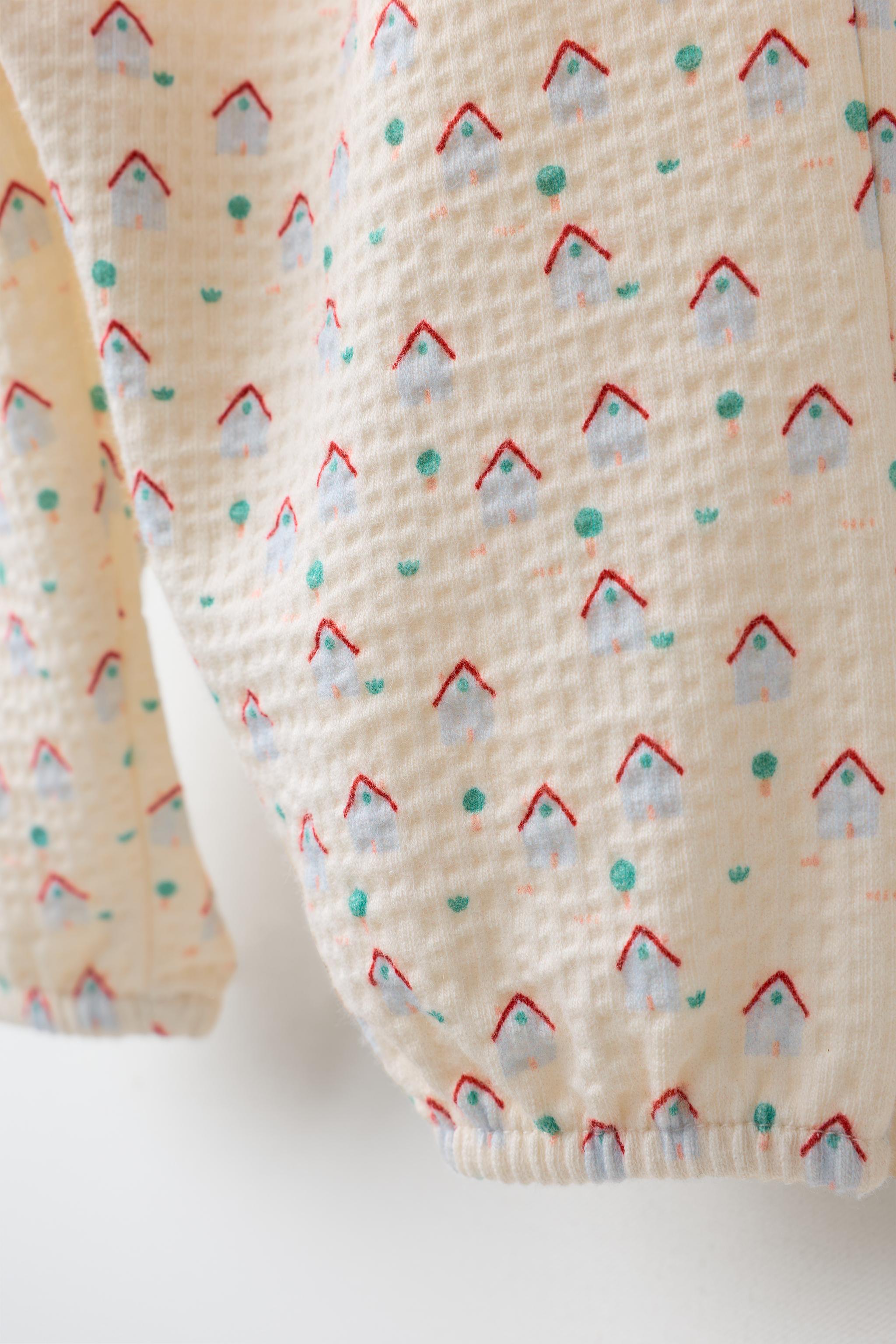 PANTALON BAGGY IMPRIMÉ PETITES MAISONS